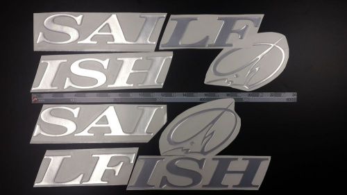 Sailfish boats emblem 32&#034; stickers set - adesivi barca