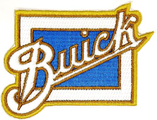 Early buick  100% embroidered  iron on patch - 3 1/4&#034; wide x 2 1/2&#034; high