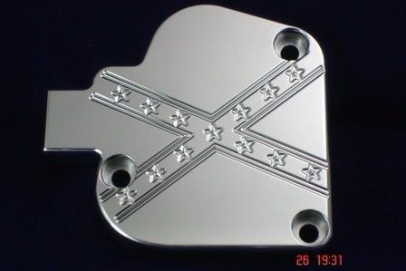 Yamaha banshee atv 350 blaster polished billet aluminum flag throttle cover