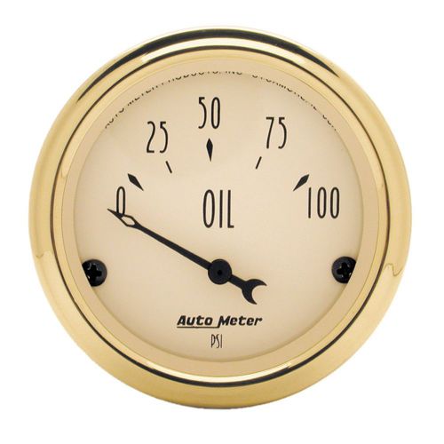 Autometer 1528 golden oldies oil pressure gauge