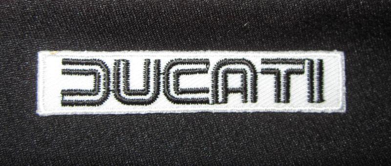 Ducati 80's logo iron-on patch
