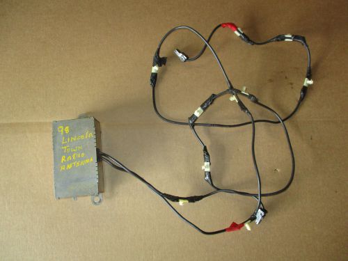 1999 lincoln town car cartier sedan isolator radio antenna module f8vf-18k891-ac