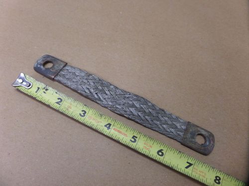 Aircraft homebuilt experimental rat bike bobber ground strap wire 6.5"