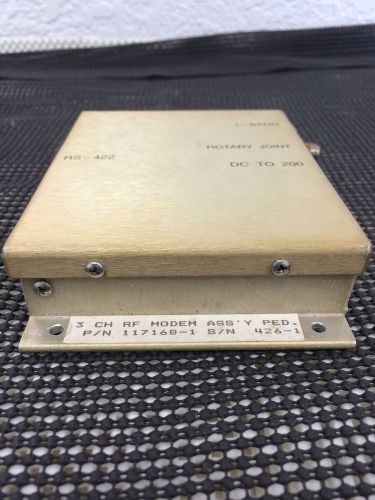 Seatel - modem assy, pedestal, 3 ch, 75 ohm [117168-1] (used)