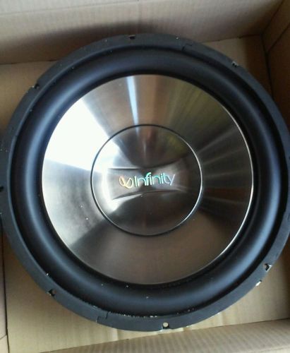 Infinity 1260w 1200w 12&#034; 4 ohm reference series car subwoofer light use!!!!
