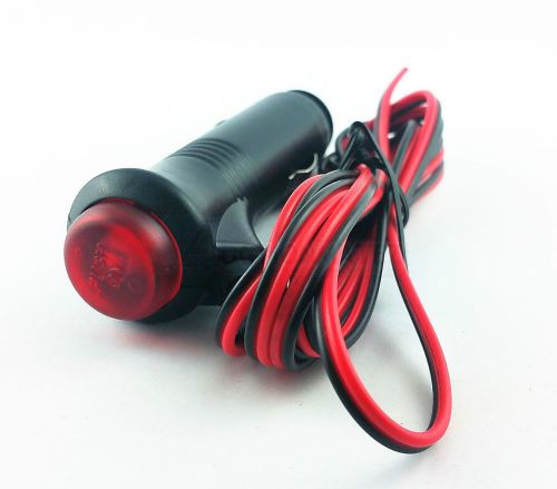 Auto car motorcycle truck cigarette lighter power plug adapter 12v 24v with fuse