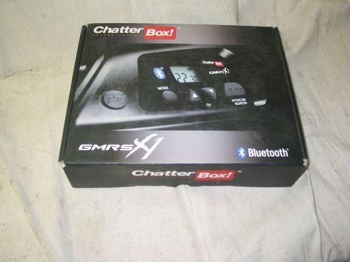 Chatter box chatterbox gmrs x1 open face/flip up communicator