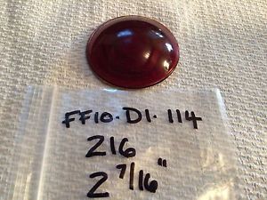 2-7/16&#034; early tail stop light vintage red 216 glass lens car auto 1920&#039;s 1930&#039;s