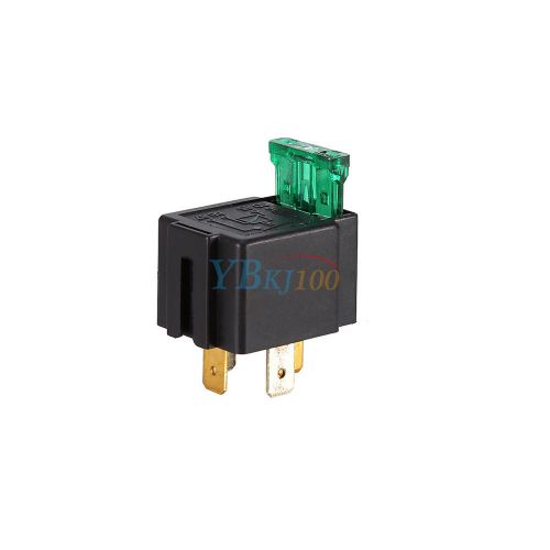 Pre-wired 4-pin mounting base socket holder relay power circuit breaker