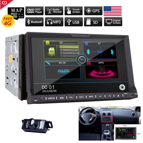 Double 2din in dash gps navi car dvd player bluetooth 7'' auto stereo radio ipod