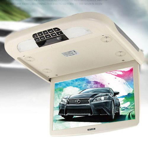 13.3&#034; car roof mounted lcd monitor car flip down monitor with usb/sd 1366x768