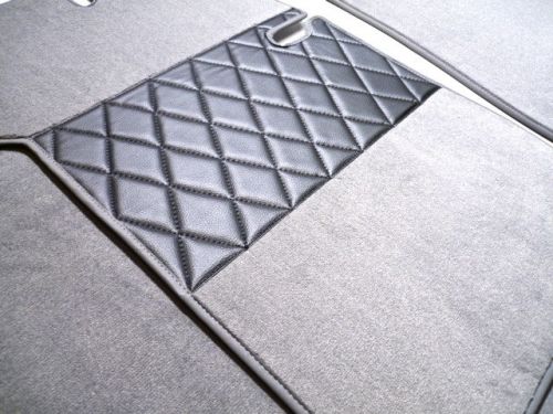 Full carpet set grey velours for vw type 3 1600 notchback 1969 - 1973