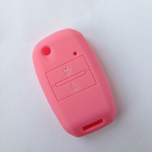 Pink key cover protector fob remote keyless for 2013 2014 kia sorento carens