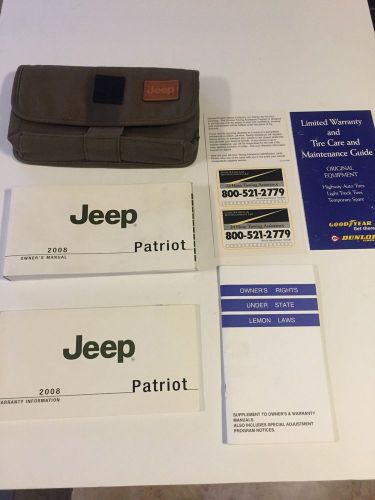 2008 jeep patriot owners manual