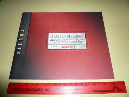 2000 gmc sierra sales brochure
