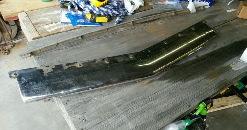 Original 1957 cadillac - upper center grille bar -used shiny chrome