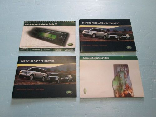 2004 land rover discovery ii 2 l318 owners manual handbook set used