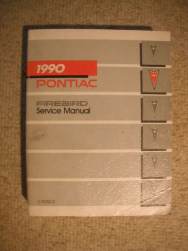 1990 pontiac firebird gm factory service shop repair manual oem