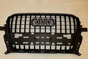 2013 2014 2015 audi q5 tdi s-line piano black front grill grille great condition