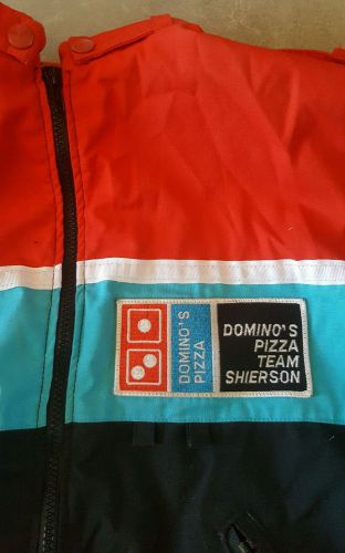 Vintage racing jacket. domino&#039;s pizza team shierson m medium.