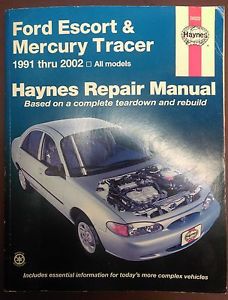 1991-2002 ford escort and mercury tracer haynes repair manual
