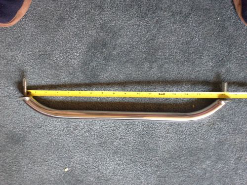 17" stainless steel hand rail/grab bar