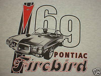 Firebird t-shirt-1969 pontiac-trans am car shirt 69~