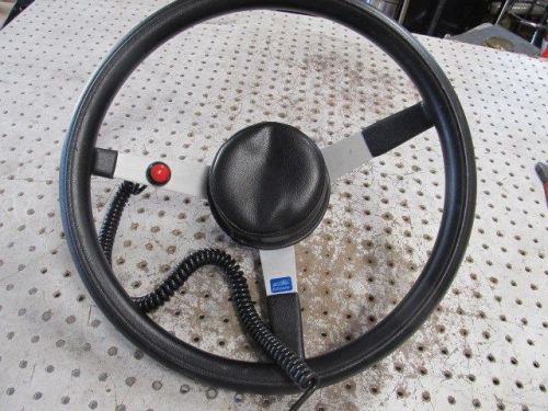Nascar schroeder 15.5&#034; wheel with quick release center pad kill button