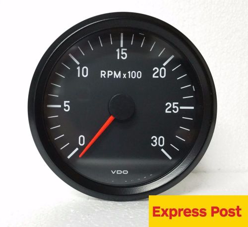 Vdo cockpit international tachometer 12v 100mm  3000 rpm 333055001