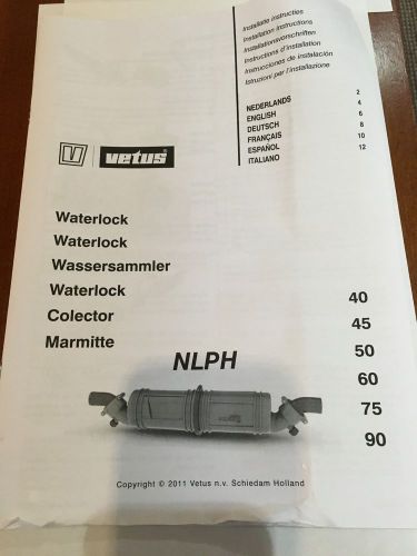 Vetus waterlock muffler universal nlph50