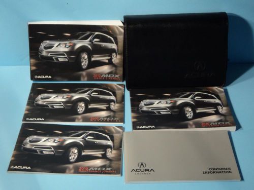 10 2010 acura mdx owners manual with navigation