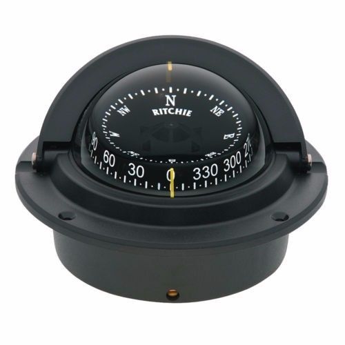 Brand new ritchie f-83 voyager compass - flush mount - black