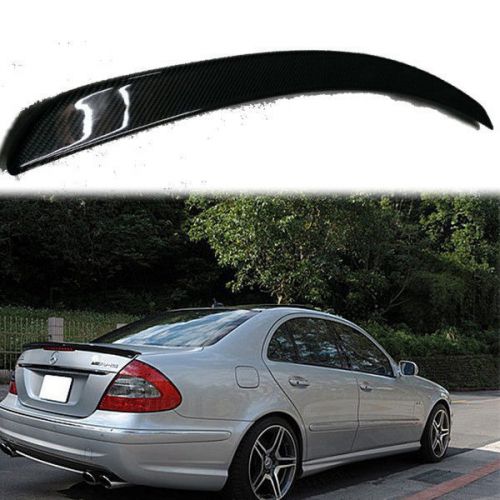 Mercedes benz 02-09 w211 e63 a type style e350 e500 carbon fiber trunk spoiler