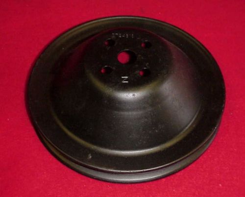 1958-64 chevy 348 409  water pump pulley  deep groove 3724816 gm z corvette 283