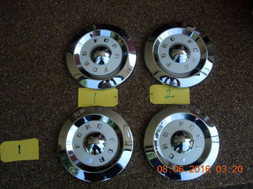 1957 &amp; 1959 ford dogdish  hubcaps