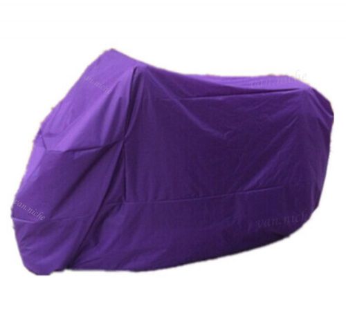 Xl universal waterproof anti-uv wind rain snow motorbike motorcycle cover purple