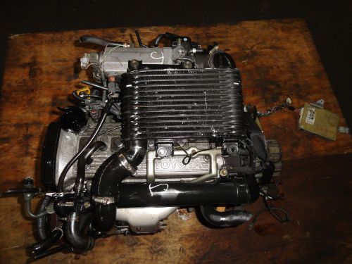 Jdm toyota starlet corolla tercel paseo turbo 1.3l 4e-fte engine &amp; 5speed trans