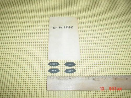 Stewart-warner nos black painted gauge axle-water-oil-trans fdegree indicators