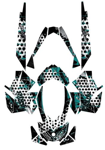 Ski-doo xp mxz snowmobile sled wrap graphics sticker decal kit 2008-2013 xp0010