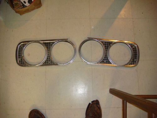 Dodge coronet headlight bezels 1968