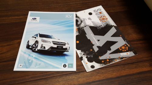 2016 subaru xv hybrid ts japanese brochure catalog prospekt impreza