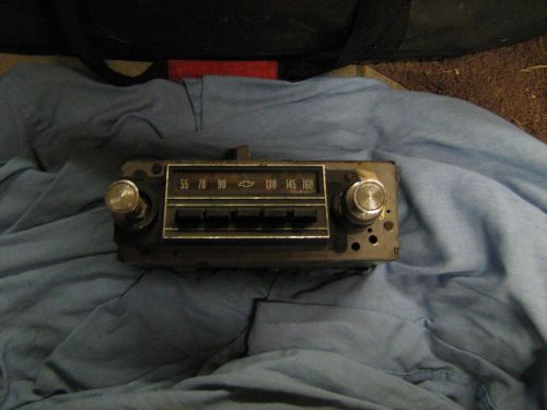 1960s chevy gm delco  am radio vintage chevy original am radio chevolet 60s