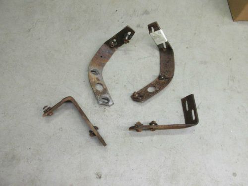 1966 cadillac front bumper bracket mounts / braces - used condition