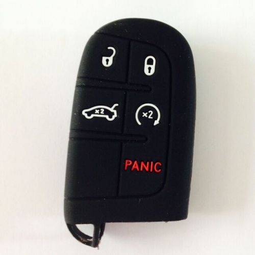 Protective fob skin key case cover jacket silicone protector fob for jeep dodge