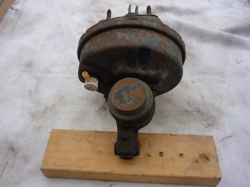 Pontiac b body full sized 63 or 64 original power brake booster master cylinder
