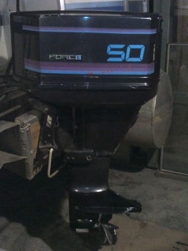 Used good running 1987 force 50 outboard boat engine nr