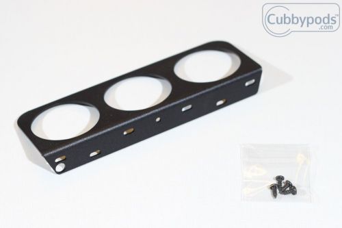 Premium universal gauge pod - 52mm (2-1/16&#034;) triple bracket mount