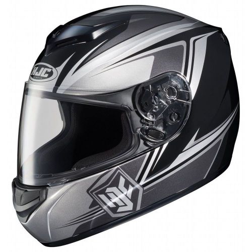 Hjc cs-r2 seca black/silver motorcycle helmet