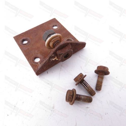Corvette original rear window storage tray hinge body-side bracket 1969-1972