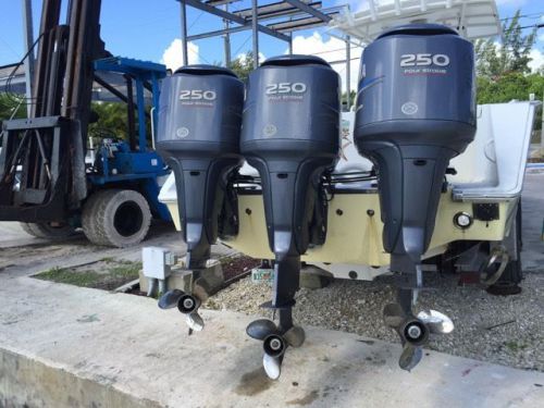 234 hour single 2006 yamaha f250 250+hp outboard engine 30" shaft f250tur
